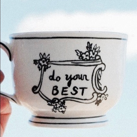 Anthropologie Other - Molly Hatch Crowned Leaf Mug <Do Your Best>
